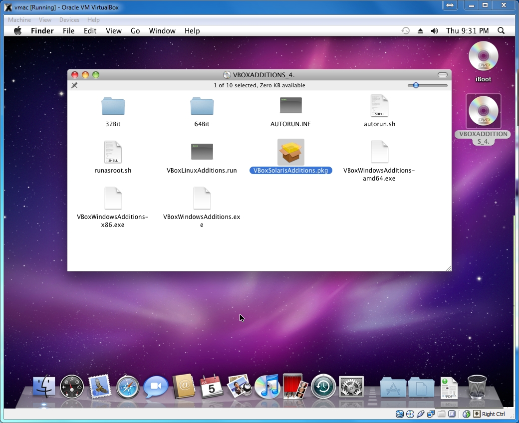 mac os x download iso for virtualbox